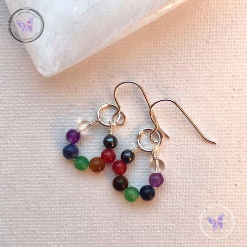 Chakra Hoop Earrings